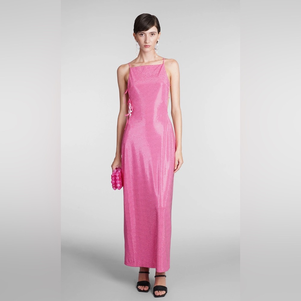 NEVER WORN Cult Gaia Elegant Pink Sleeveless Dress